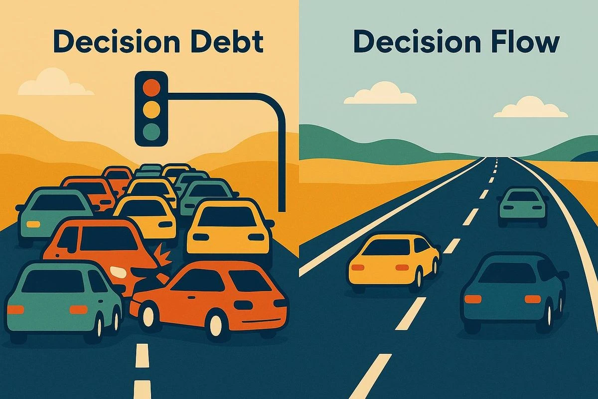 From Decision Debt to Decision Flow