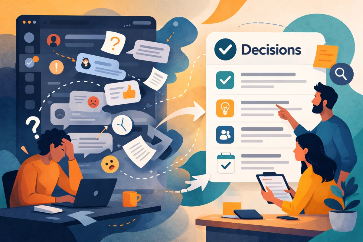 Why Decisions Get Lost in Slack (And How to Fix It)