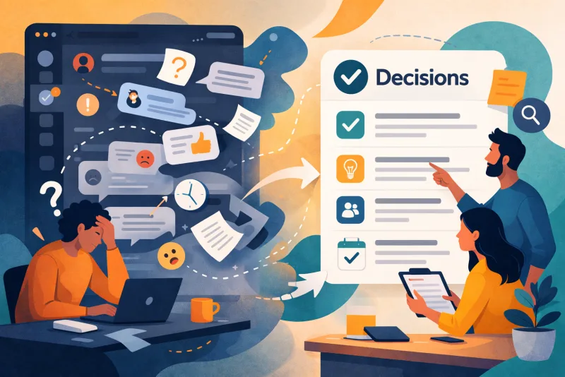 Why Decisions Get Lost in Slack (And How to Fix It)