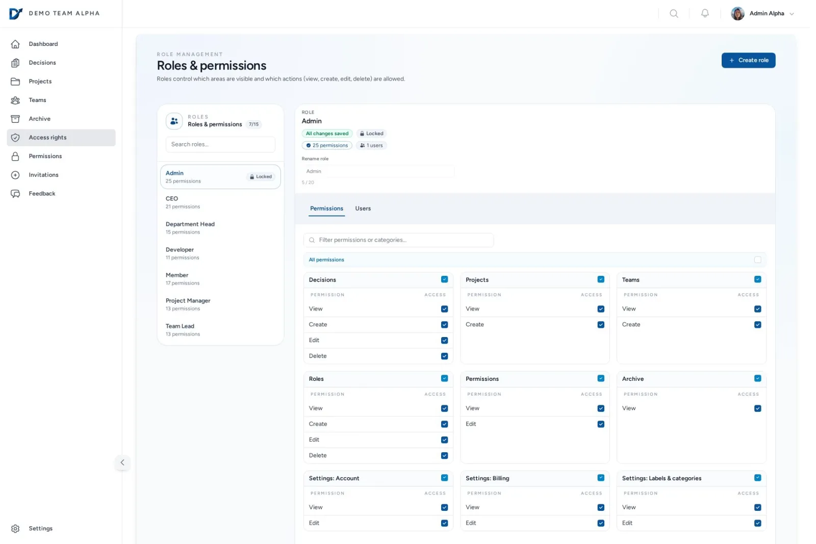Full Control & Transparency